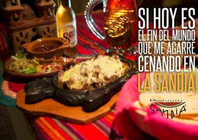 Fajitas - La Sandia Toulouse- Cuisine Mexicaine